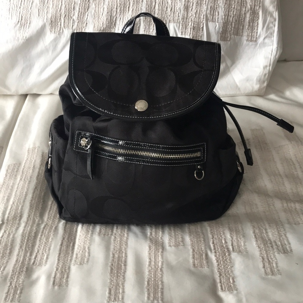 Coach Canvas Backpack
